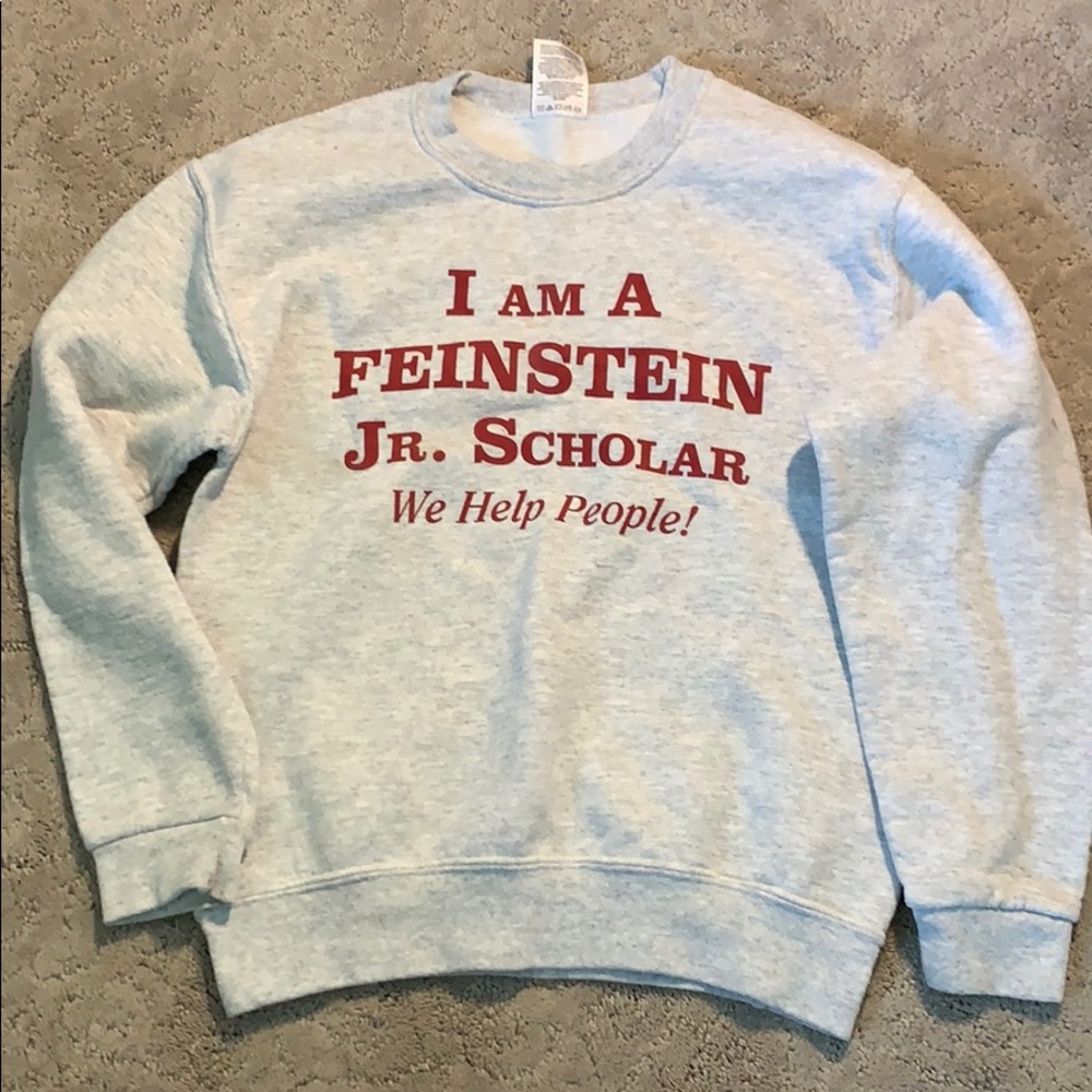 A Feinstein junior scholar sweatshirt